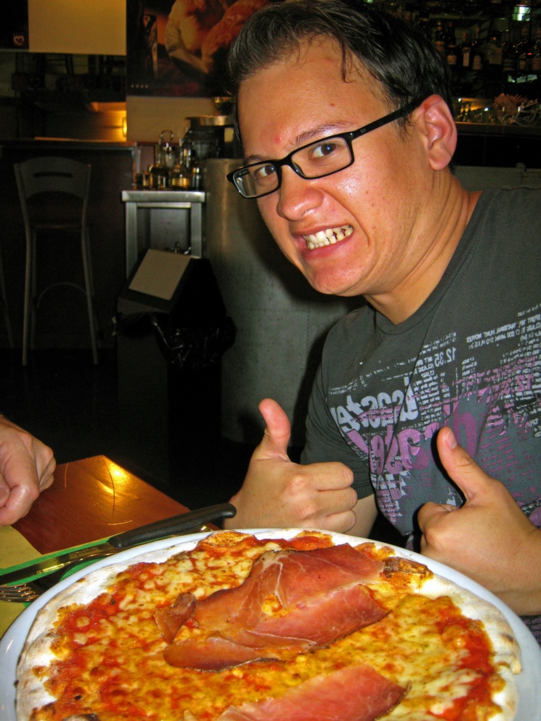 Philip and Pizza - Two Thumbs Up